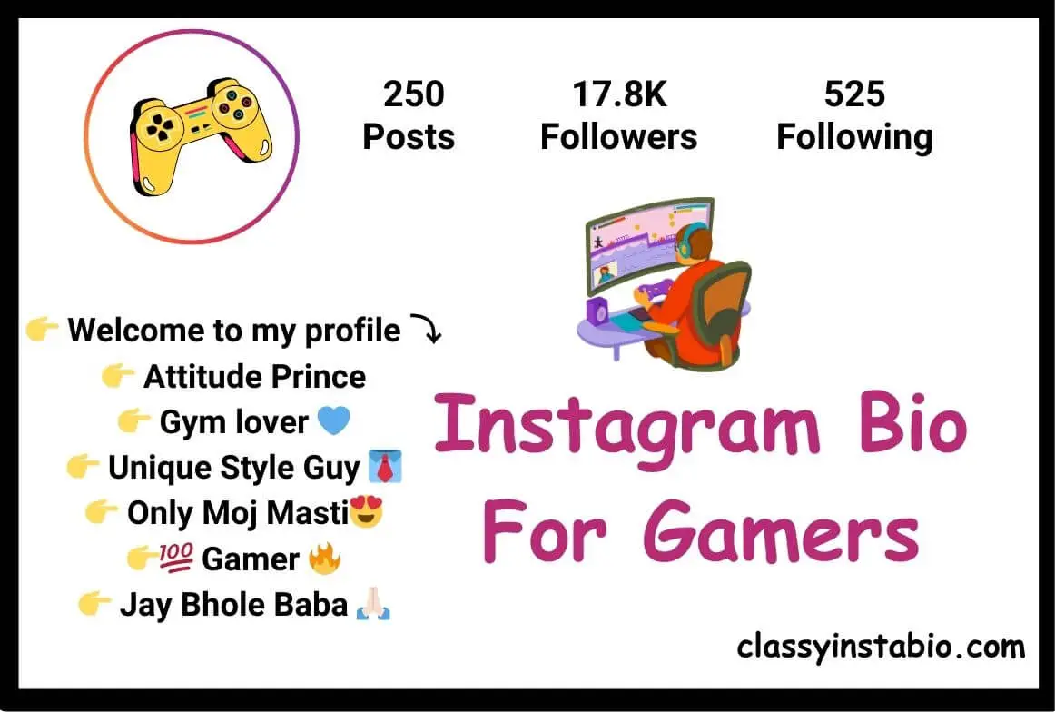 Instagram Bio For Gamers