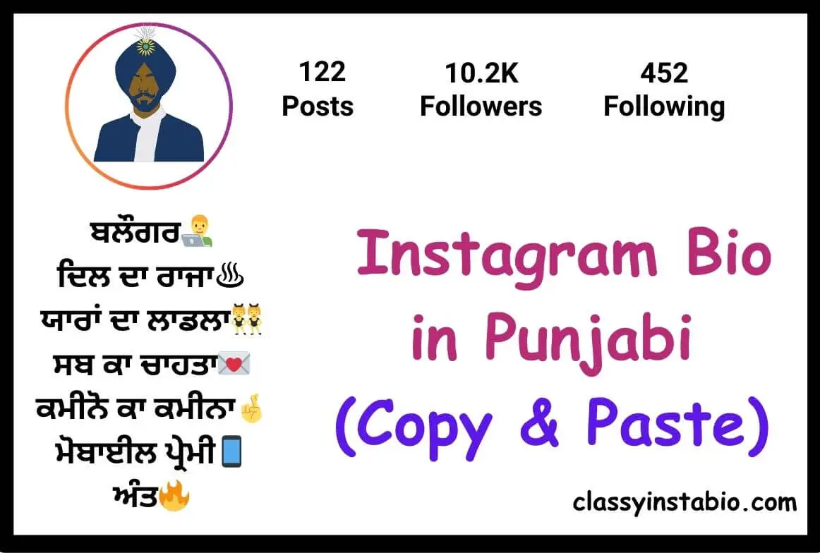 Instagram Bio in Punjabi