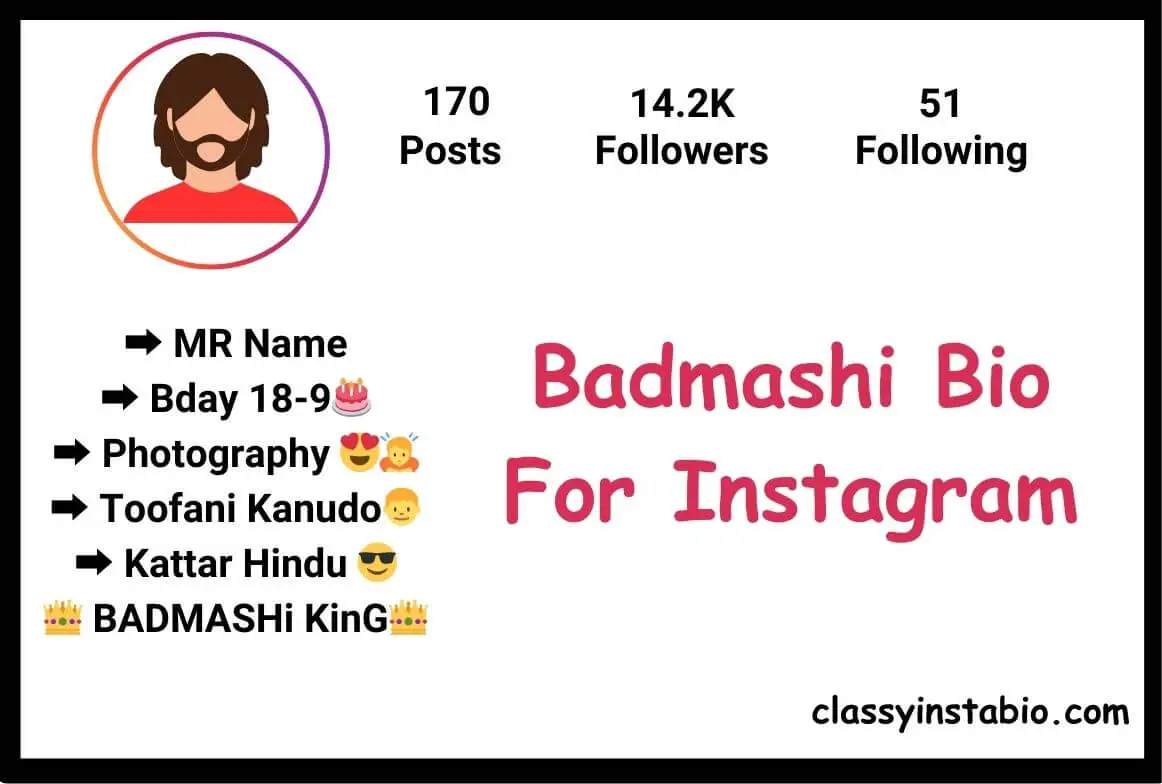 Badmashi Bio For Instagram