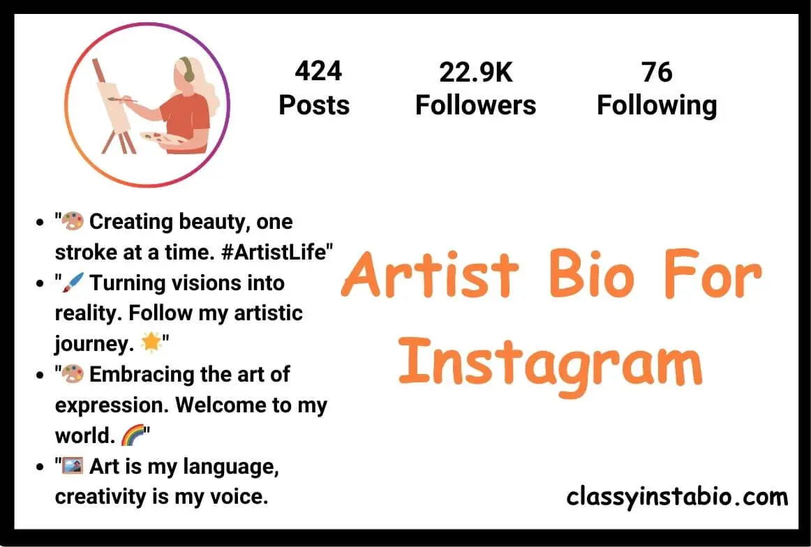 Artist Bio For Instagram