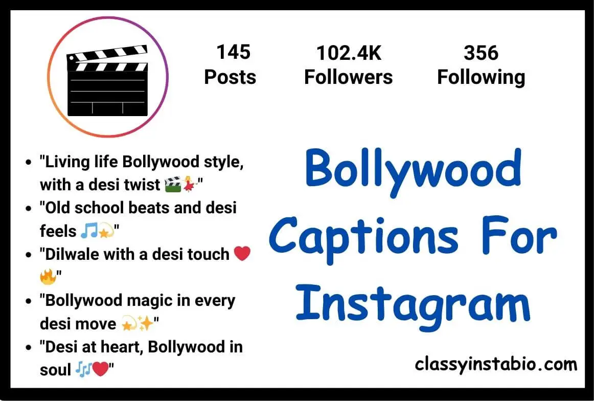 Bollywood Captions For Instagram