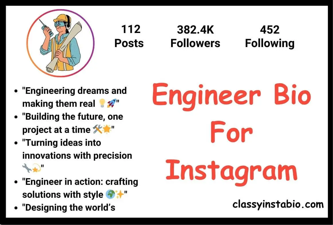 Engineer Bio For Instagram