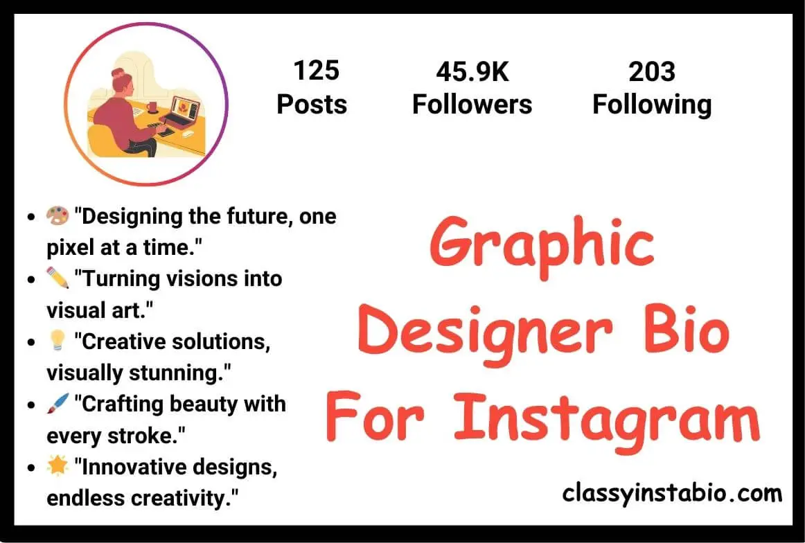 Graphic Designer Bio For Instagram