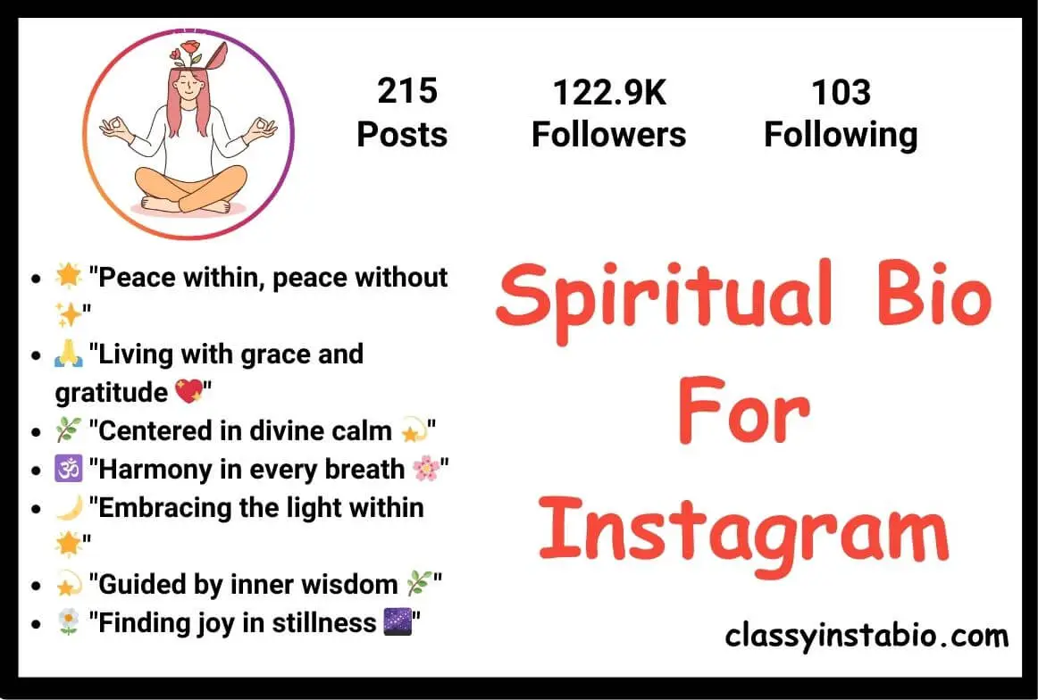 Spiritual Bio For Instagram