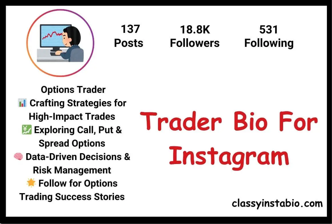 Trader Bio For Instagram