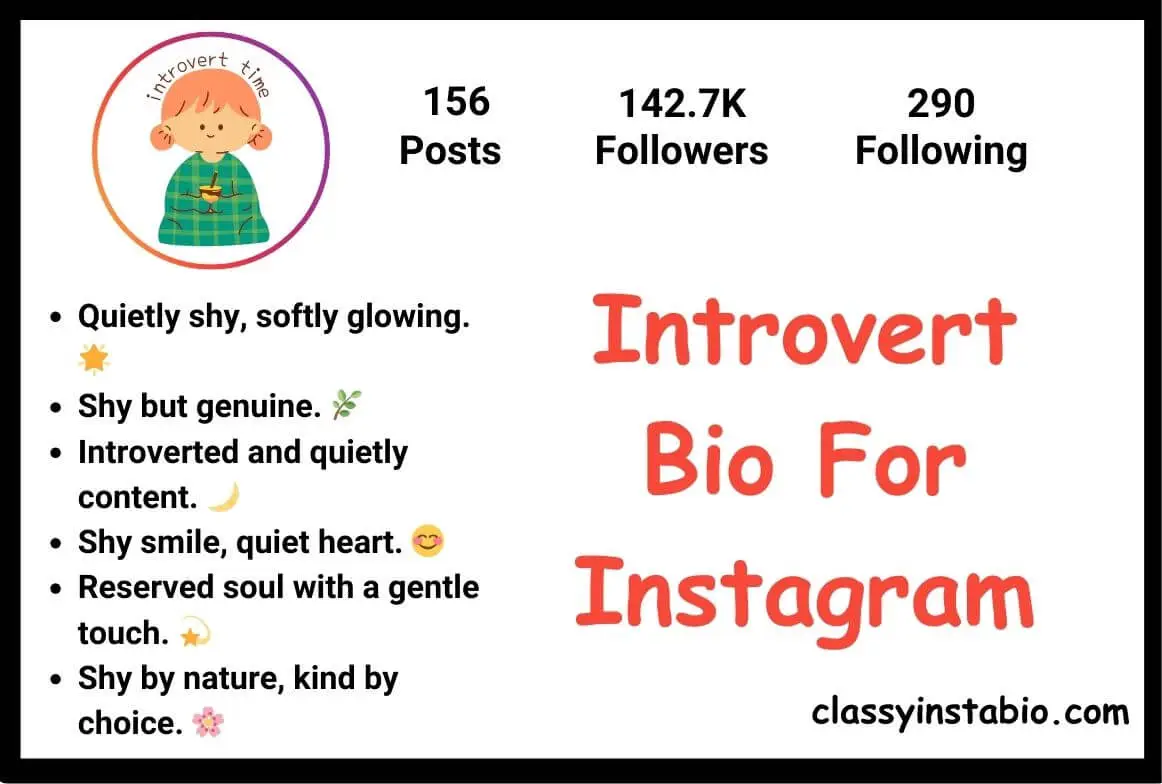 Introvert Bio For Instagram