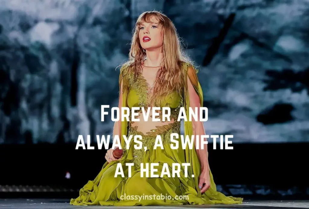 Taylor Swift Instagram Caption Lyrics